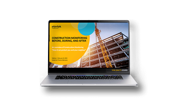 Construction Monitoring - Before, During, and After webinar
